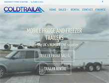 Tablet Screenshot of coldtraila.co.uk